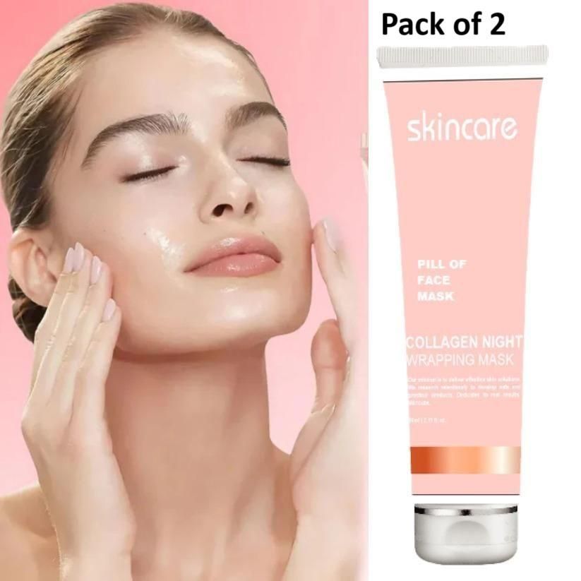 Collagen Night Wrapping Peel Off Mask Pack (Buy 1 Get 1 Free)